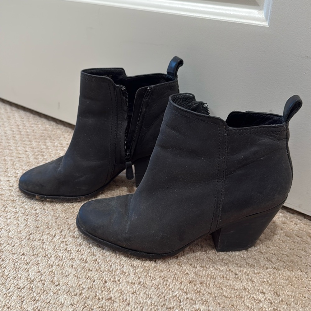 cole haan black ankle booties